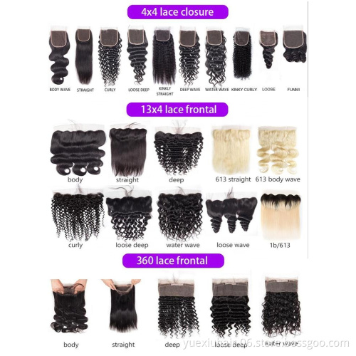 100%cuticle aligned raw Virgin  Remy cheap brazilian Human Hair  Extensions bundles with closure frontal vendor